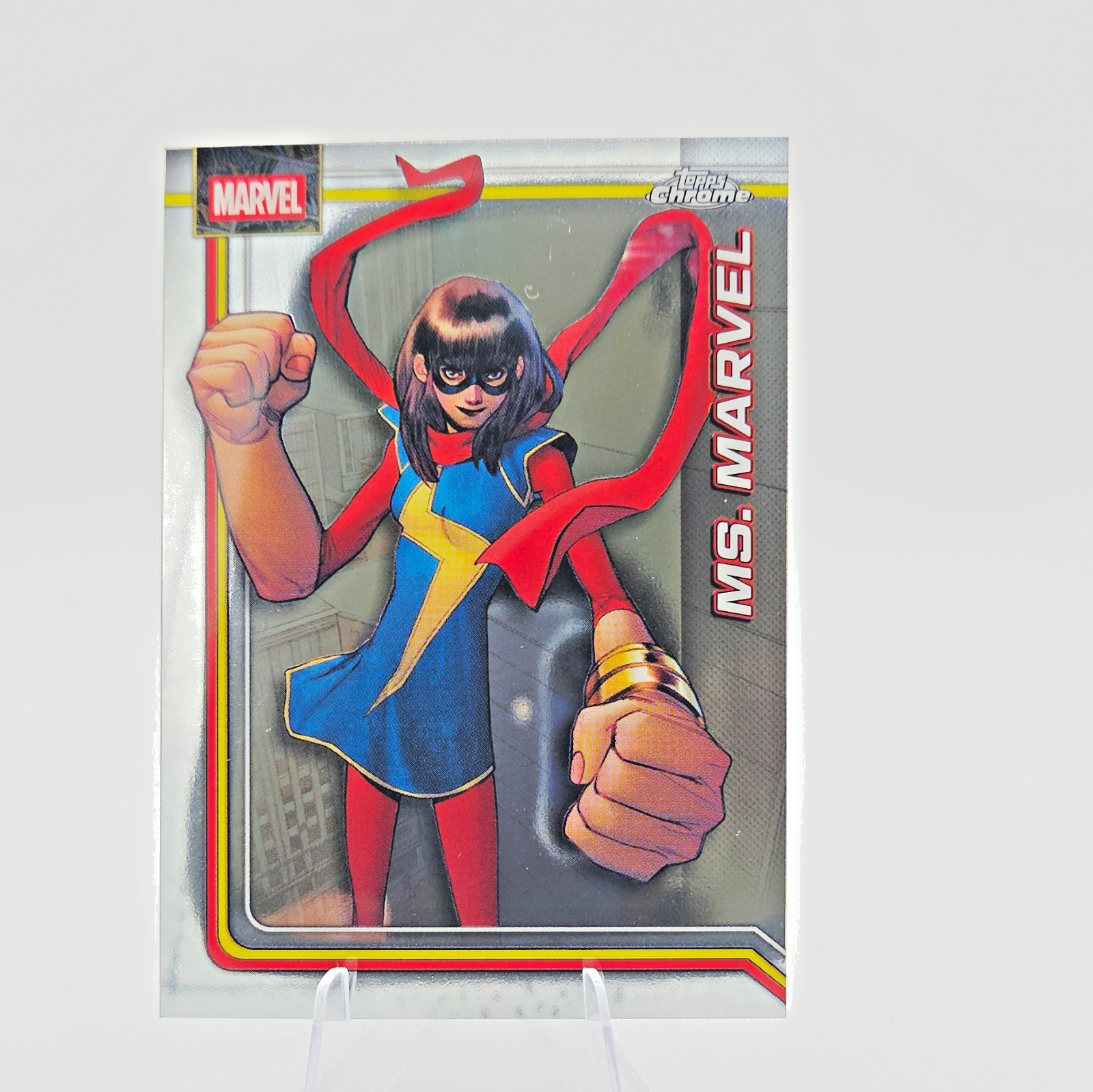 Topps Marvel Chrome 2021 Base-Set #083 Ms. Marvel (Kamala Khan) Trading Card