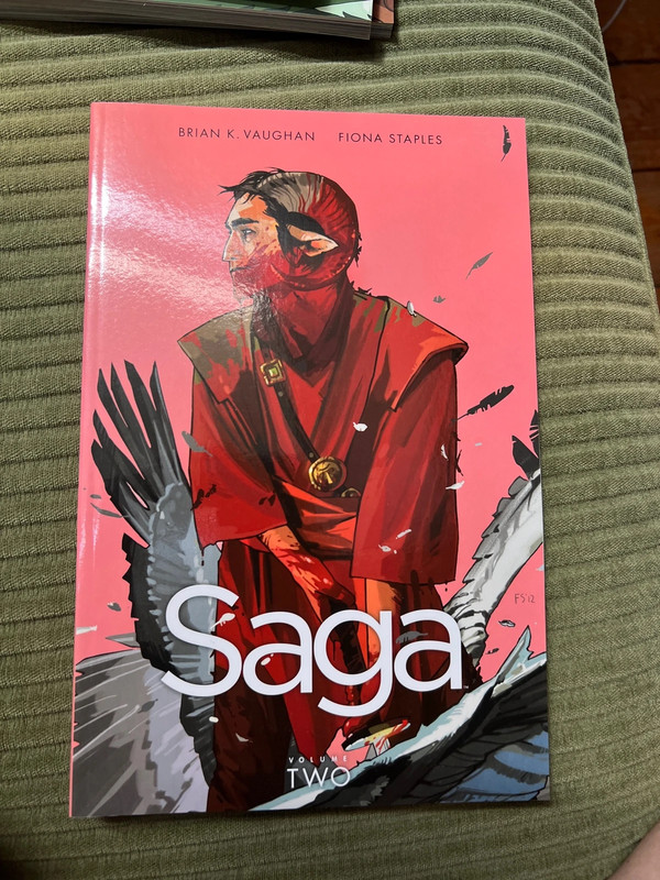Saga volume 2 by Fiona staples and Brian k Vaughan