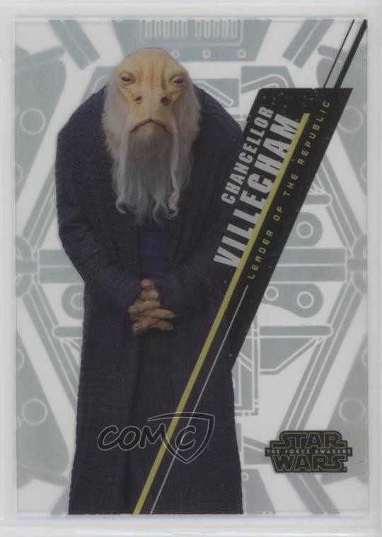 2016 Topps Star Wars High Tek Form 2 Pattern 1 Chancellor Villecham #SW-78 a2v