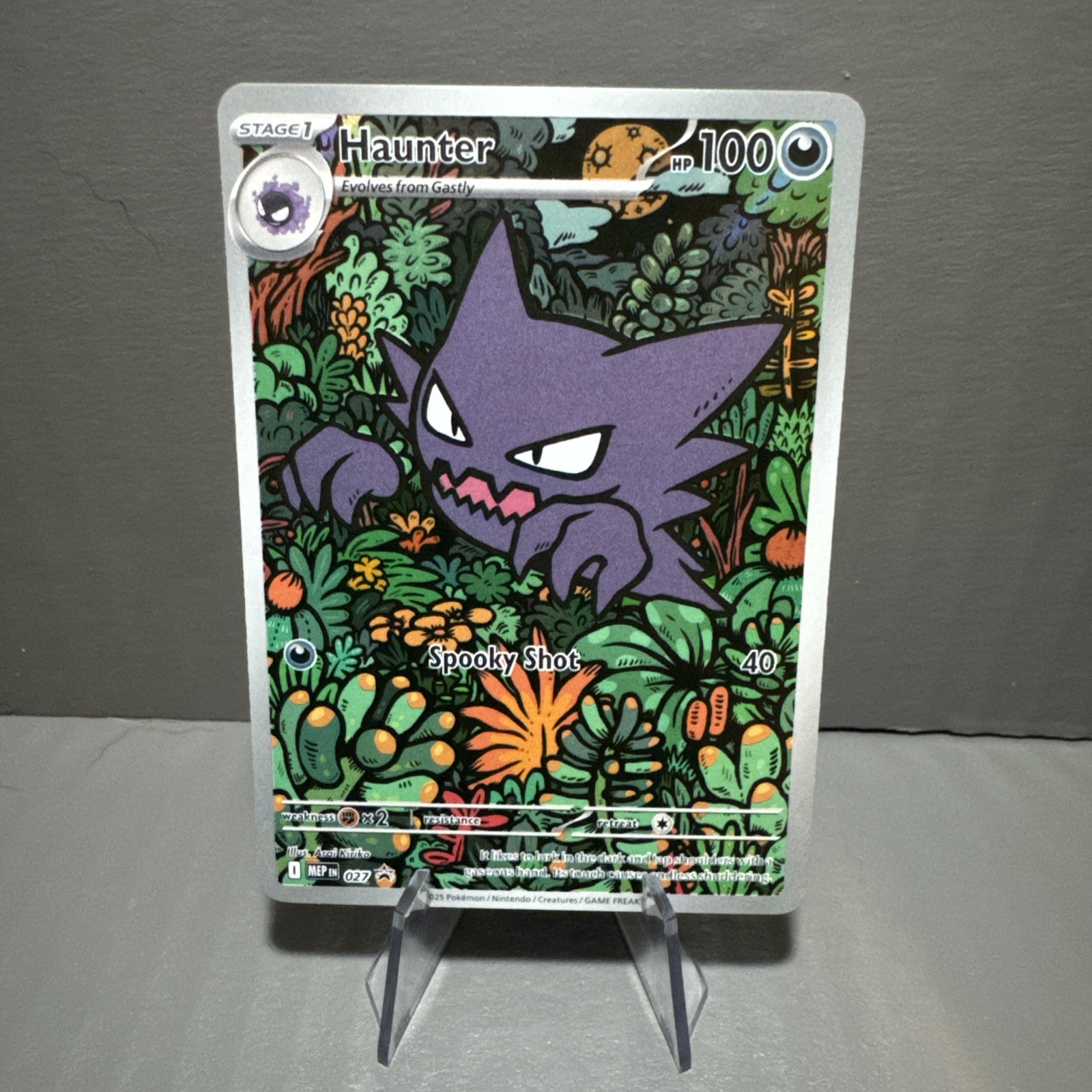 Pokémon Card - Haunter 027 Me: Mega Evolution Promo Holo Near Mint