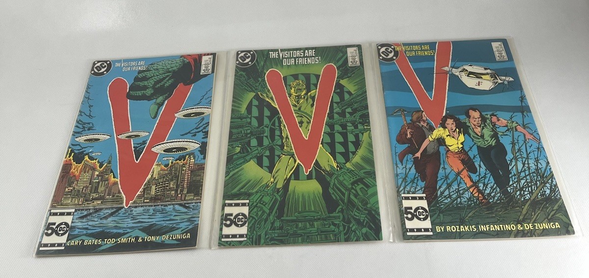 DC Comics V Comic Book #5 June #6 July #8 Sept. 1985 Cary Bates Bob Rozakis