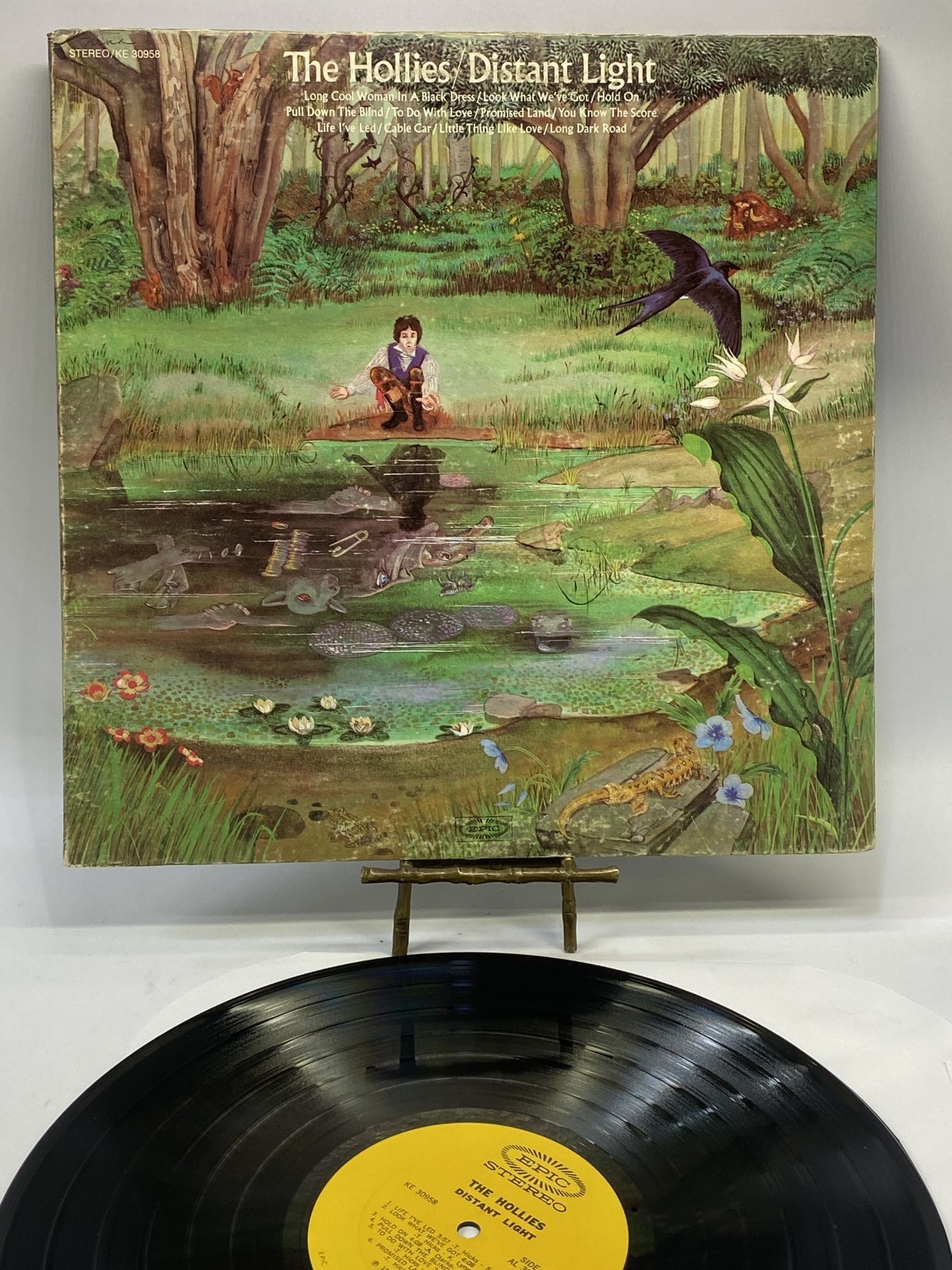 The Hollies Distant Light LP 1972 Epic KE 30958 Pitman NM Gatefold