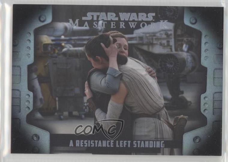 2017 Topps Star Wars capolavoro arcobaleno lamina 34/249 principessa Leia organa Rey x5u