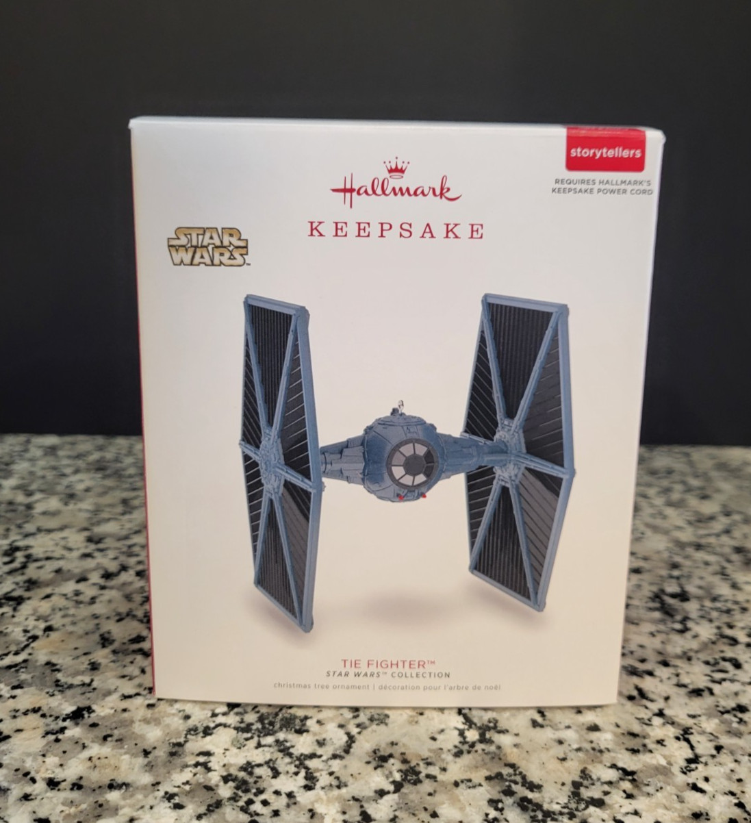 Tie Fighter 2018 Storytellers STAR WARS Hallmark Ornamento NUOVO CON SCATOLA