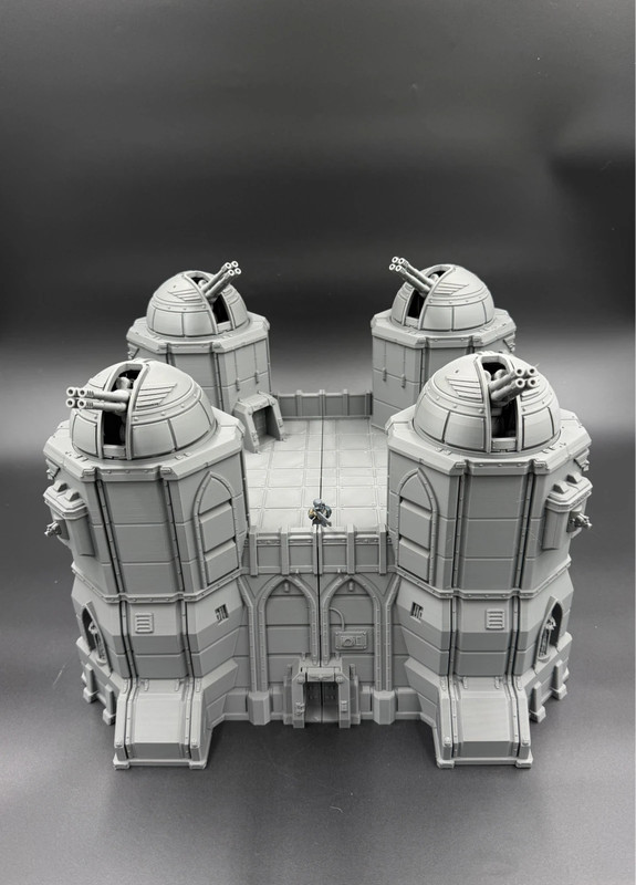 War scenery big fortress warhammer style heavy 37x39x28