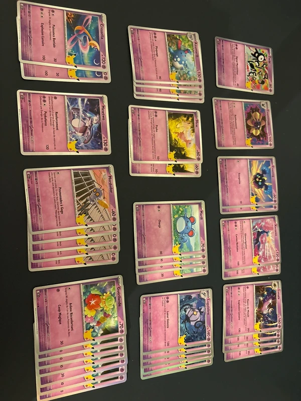 Pokémon 30 ans - Holographique manquantes