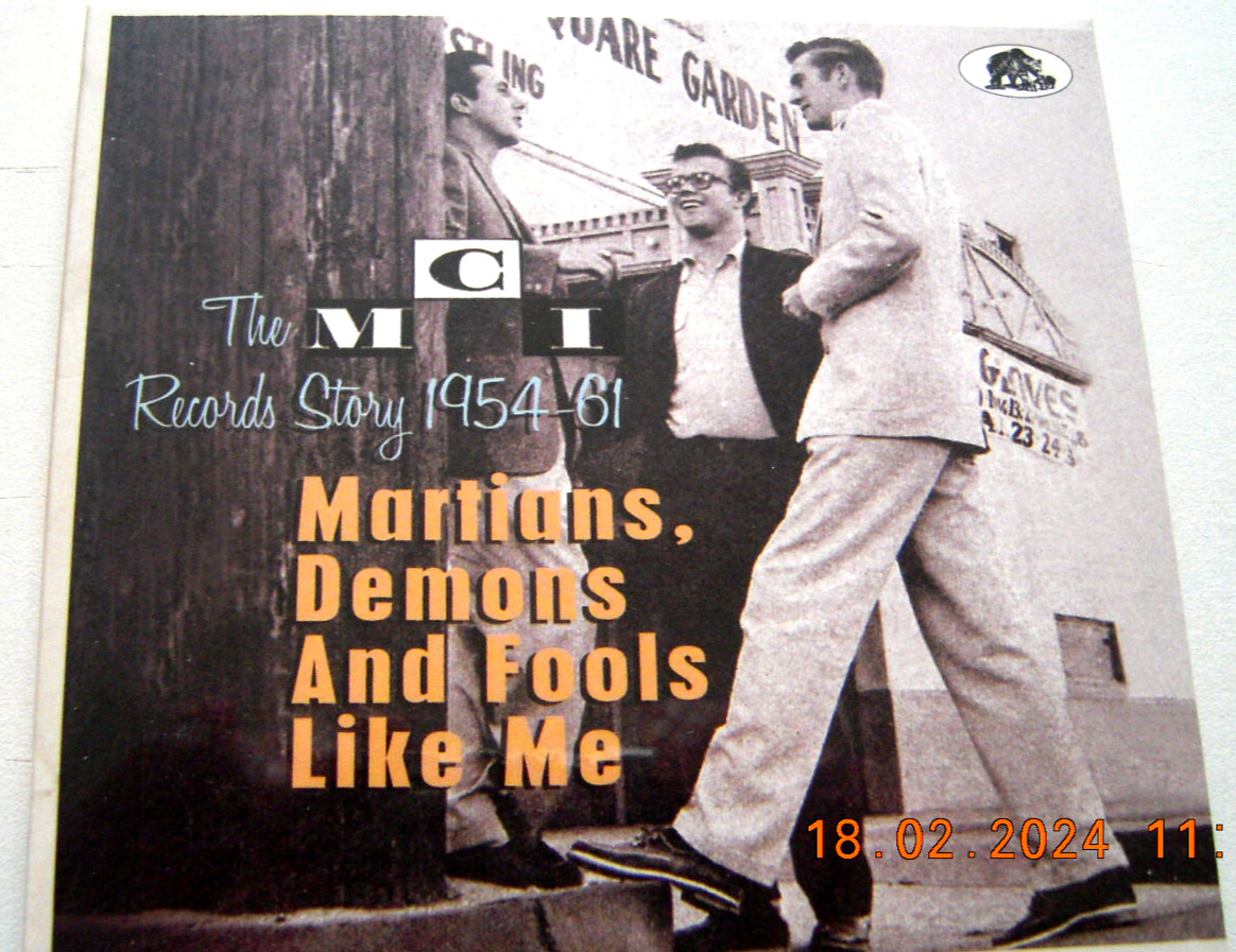 ROCKABILLY 1954-61 Le label MCI Arizona MARTIANS,DEMONS & FOOLS ... BEAR CD NEUF