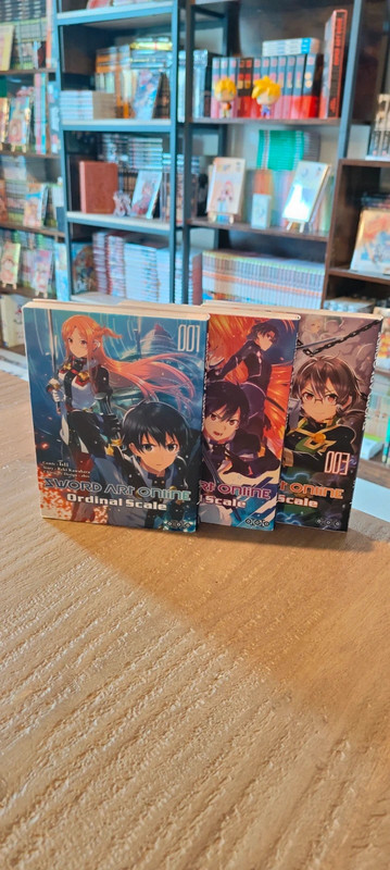 Sao, sword art online 1,2,3 ordinal scale