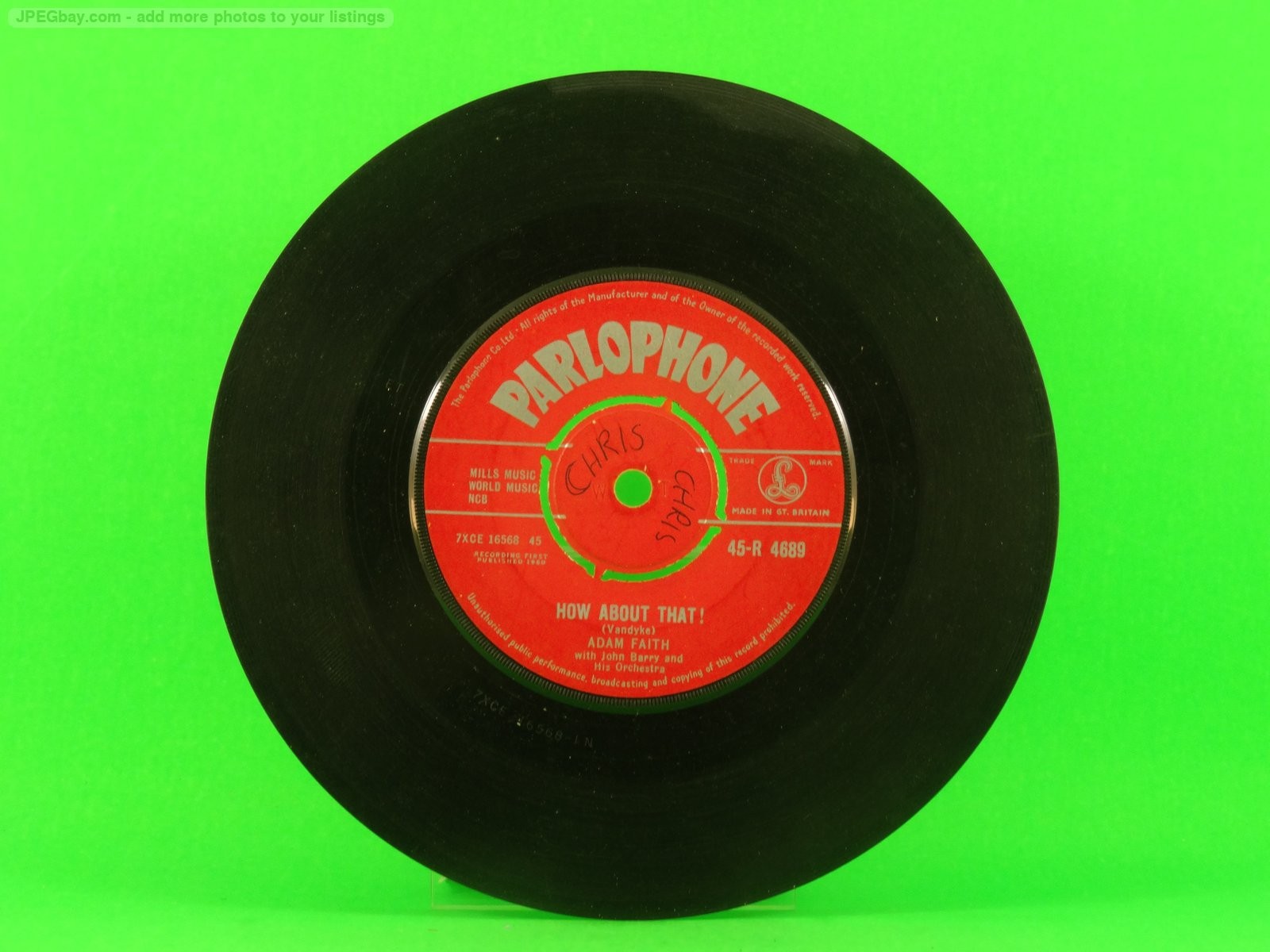 FAITH,ADAM HOW ABOUT THAT (2) (137) 7" PARLOPHONE