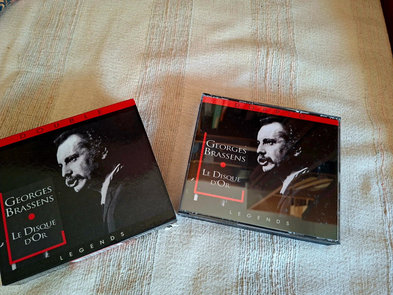 Cd duplo Antologia de Georges Brassens