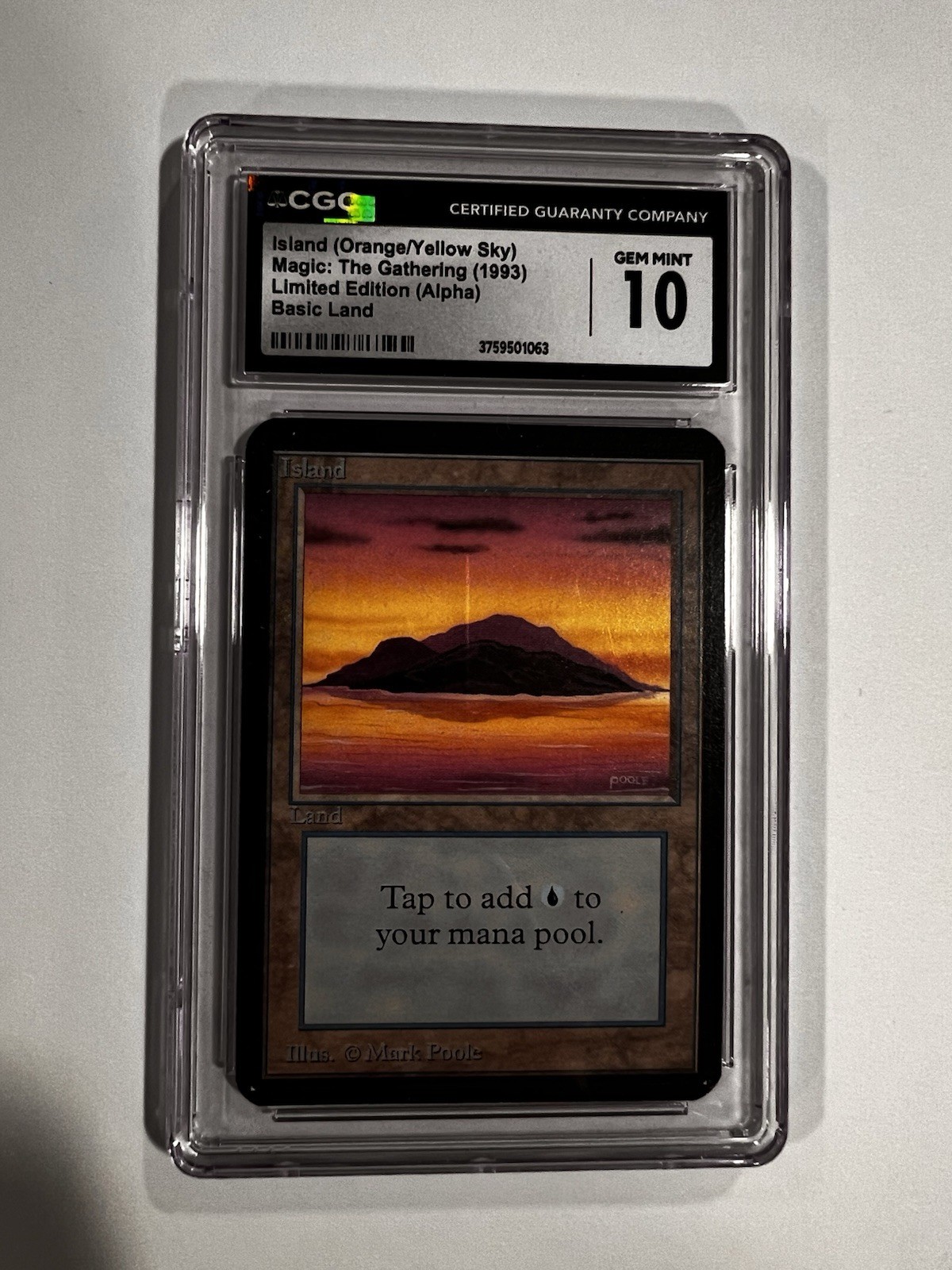 Island Cgc 10 Alpha Magic The Gathering MTG 