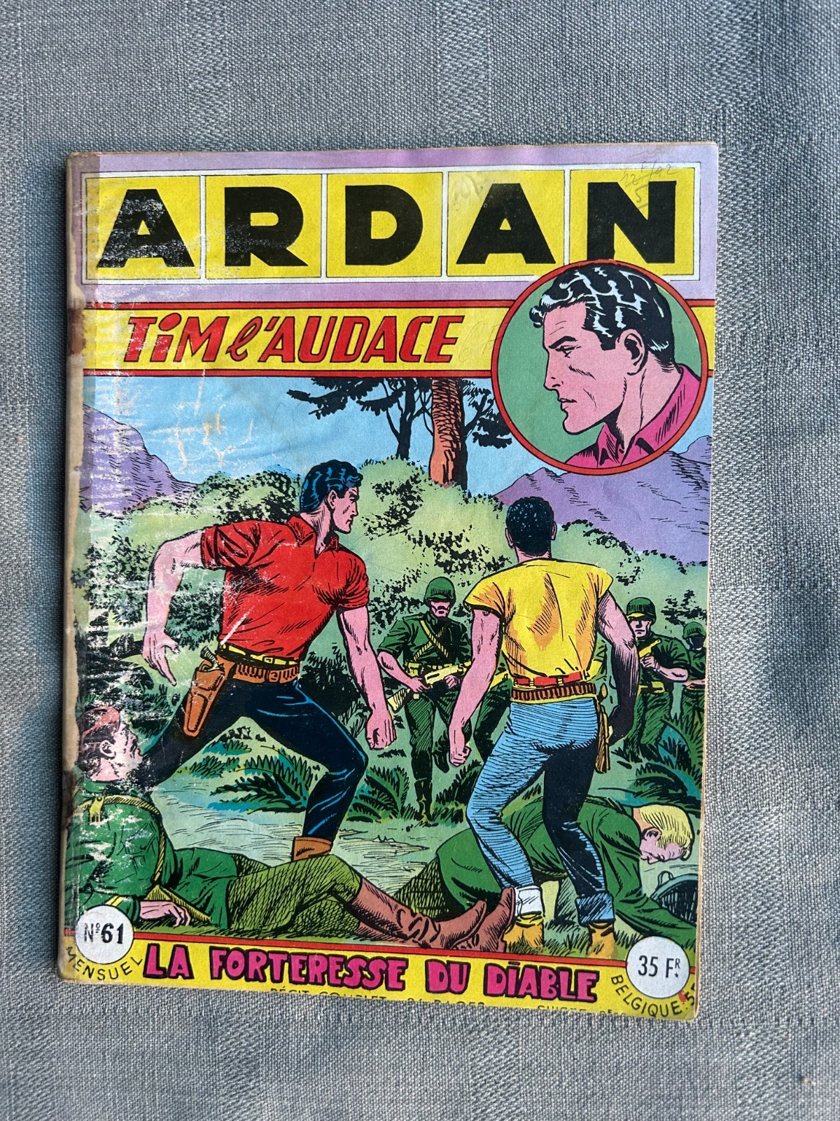 ARTIMA Ardan Tim L'Audace Serie 1 N°61 1957 Usato Copertina Morbida