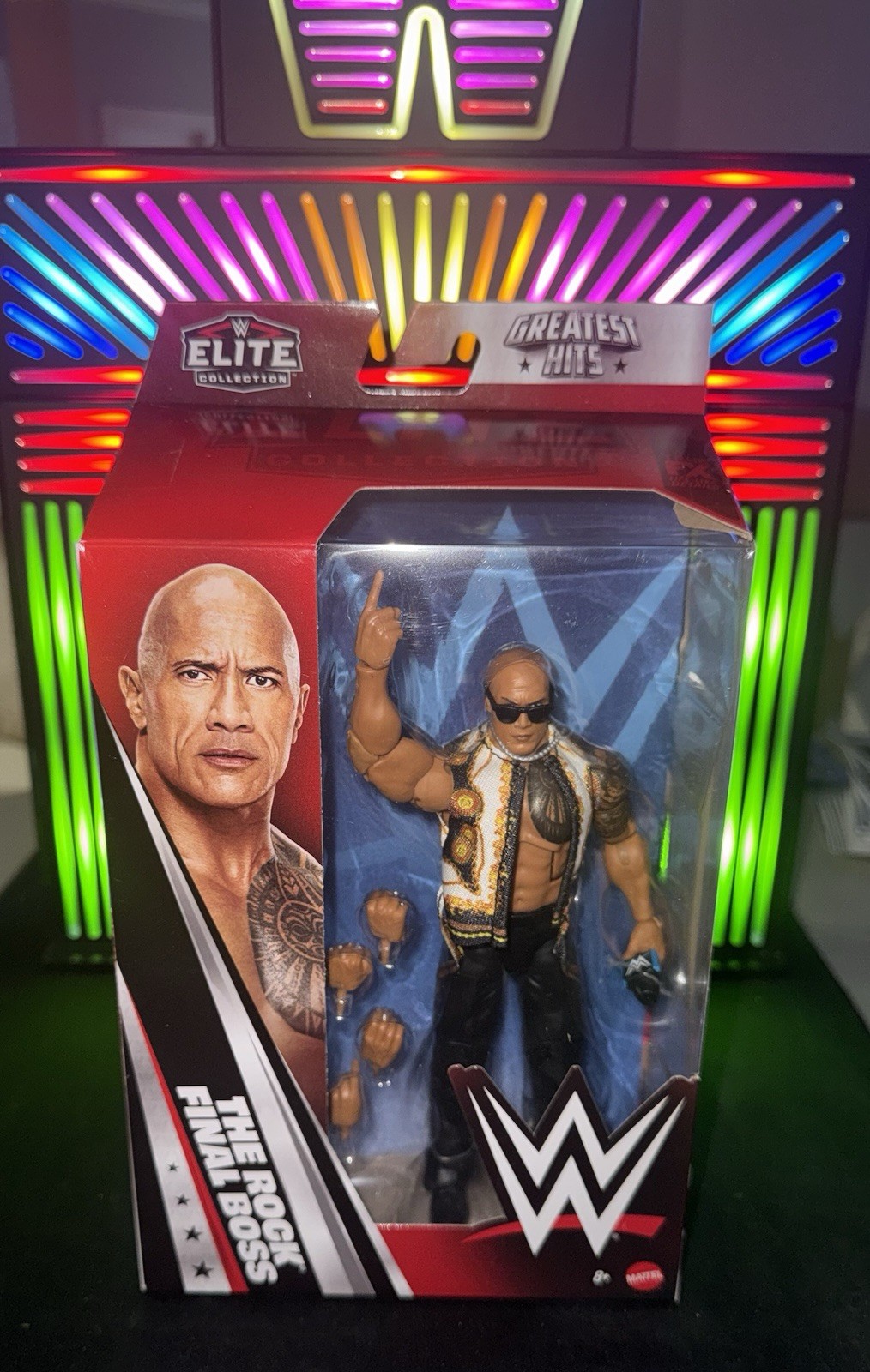 WWE Elite Greatest Hits Series 10 The Rock Final Boss Mattel 6" Figure NIB