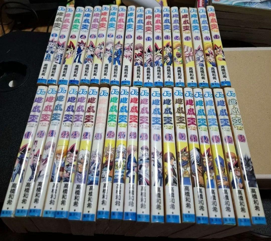 Yu-Gi-Oh Manga Set Vol. 1-36, 38 Takahashi Kazuki Jump Comics Shueisha
