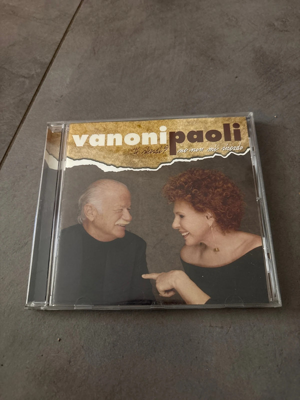 Cd Vanoni Paoli - Ti ricordi? No non mi ricordo