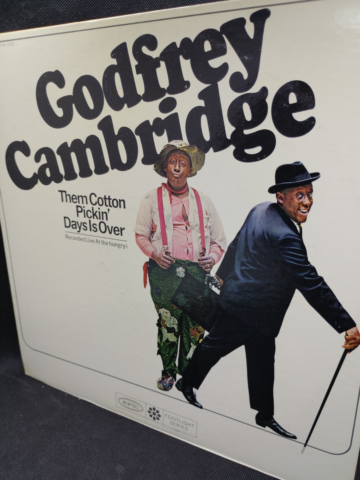 Godfrey Cambridge "Them Cotton Pickin Days Is Over' VG+ Vinyl LP