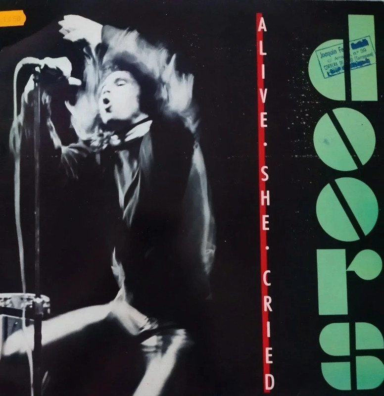 *The Doors*  Alive, She Cried  LP  Spain  1983!!