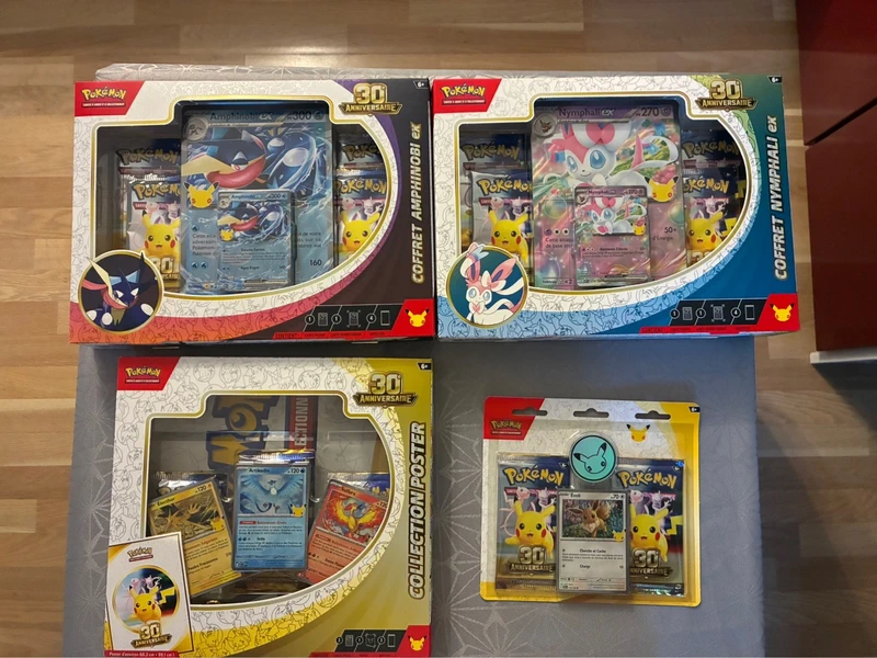 Lot Scellé Pokémon 30 ans