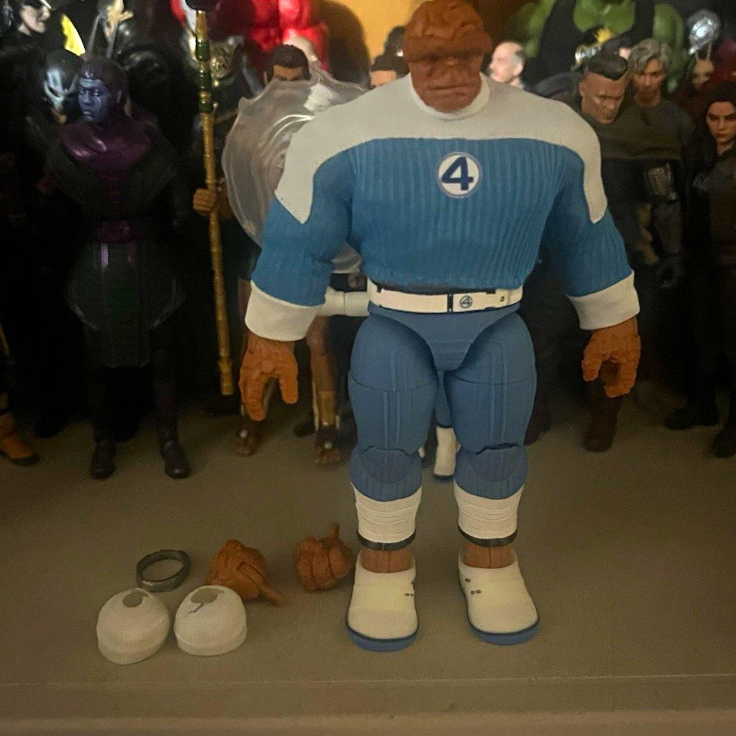 Fantastic Four The Thing Marvel Legends with custom parts (read description)