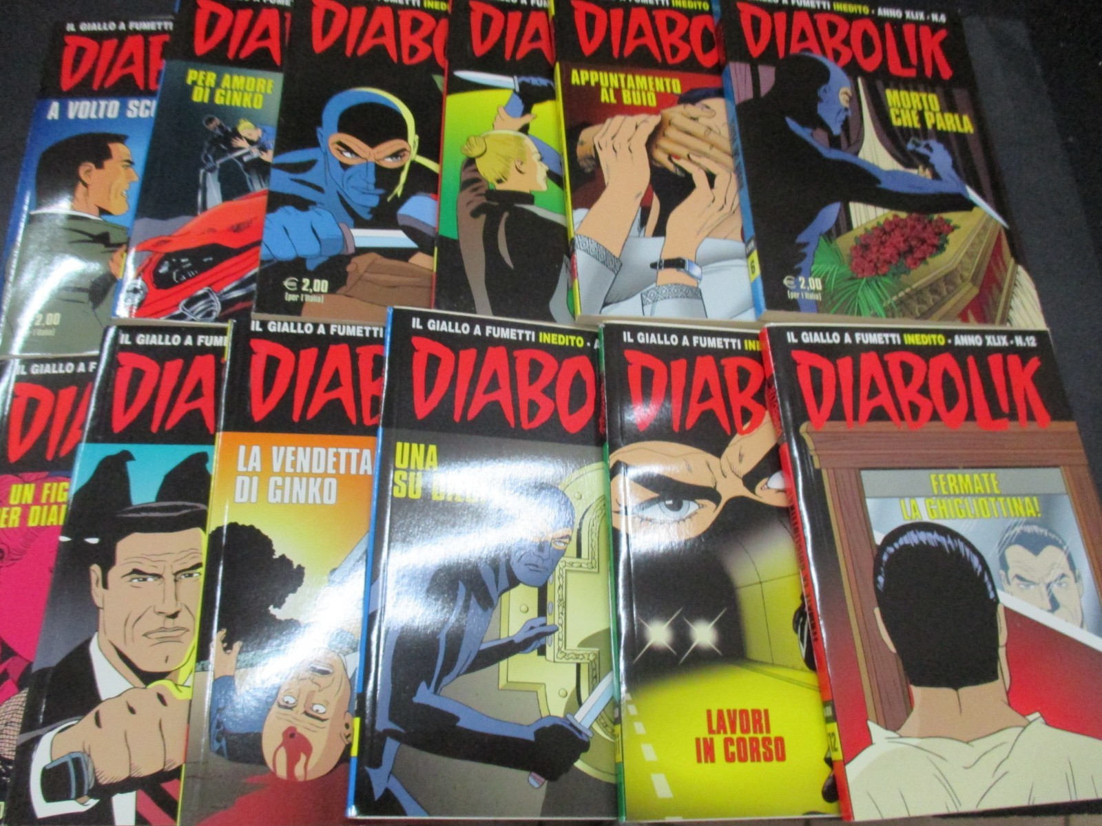 DIABOLIK ANNO XLIX 2010 1/12 - ANNATA COMPLETA