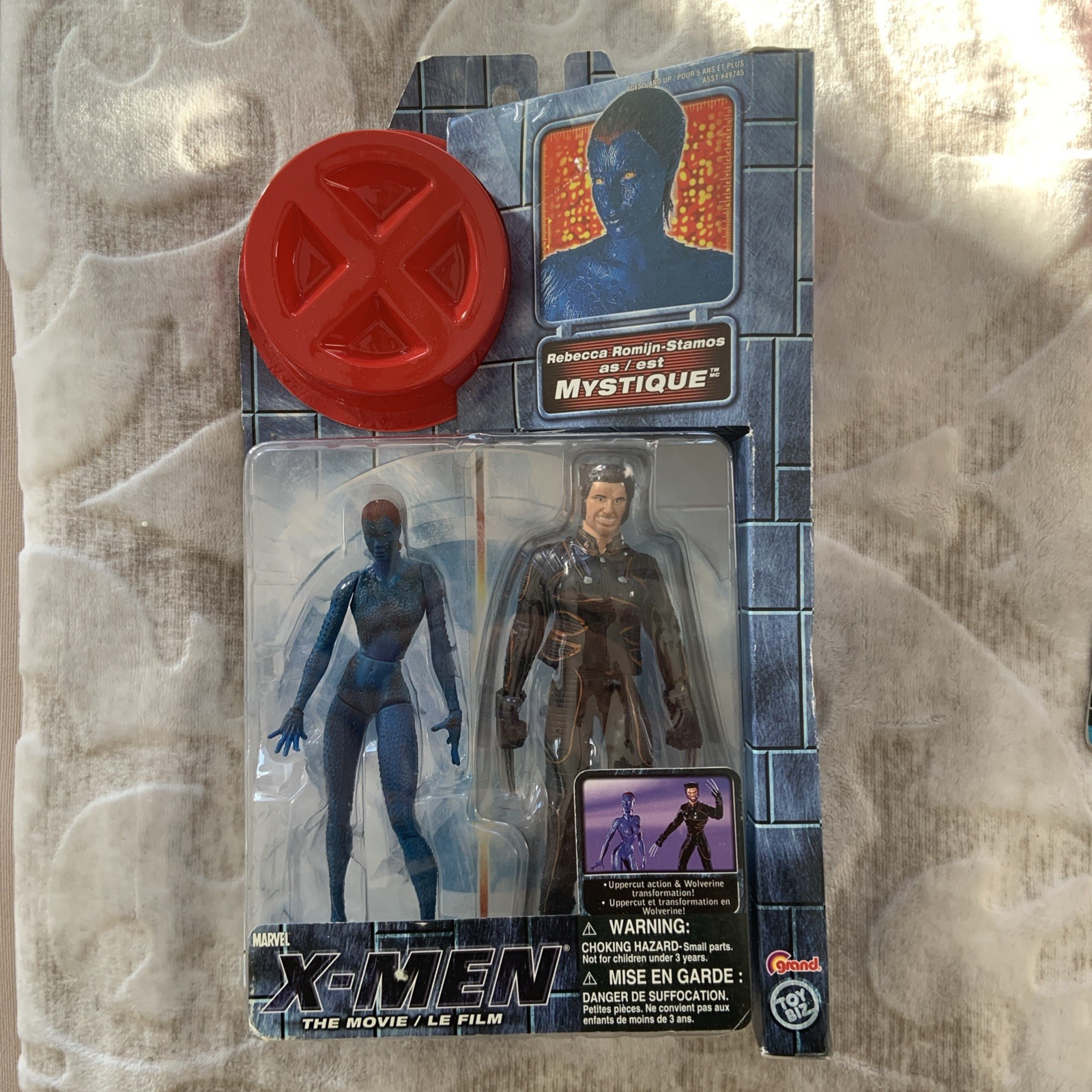 ToyBiz Marvel X-Men The Movie: Rebecca Romijn-Stamos as Mystique Action Figure