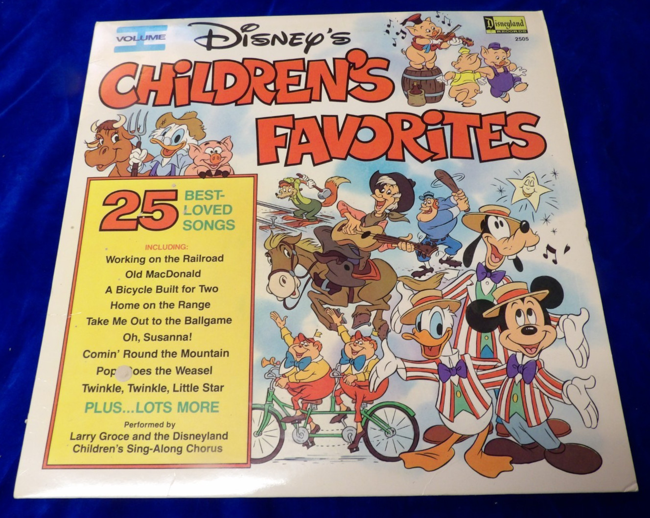 Disney's Children's Favorites Volume I LP 1979 Disneyland 2505