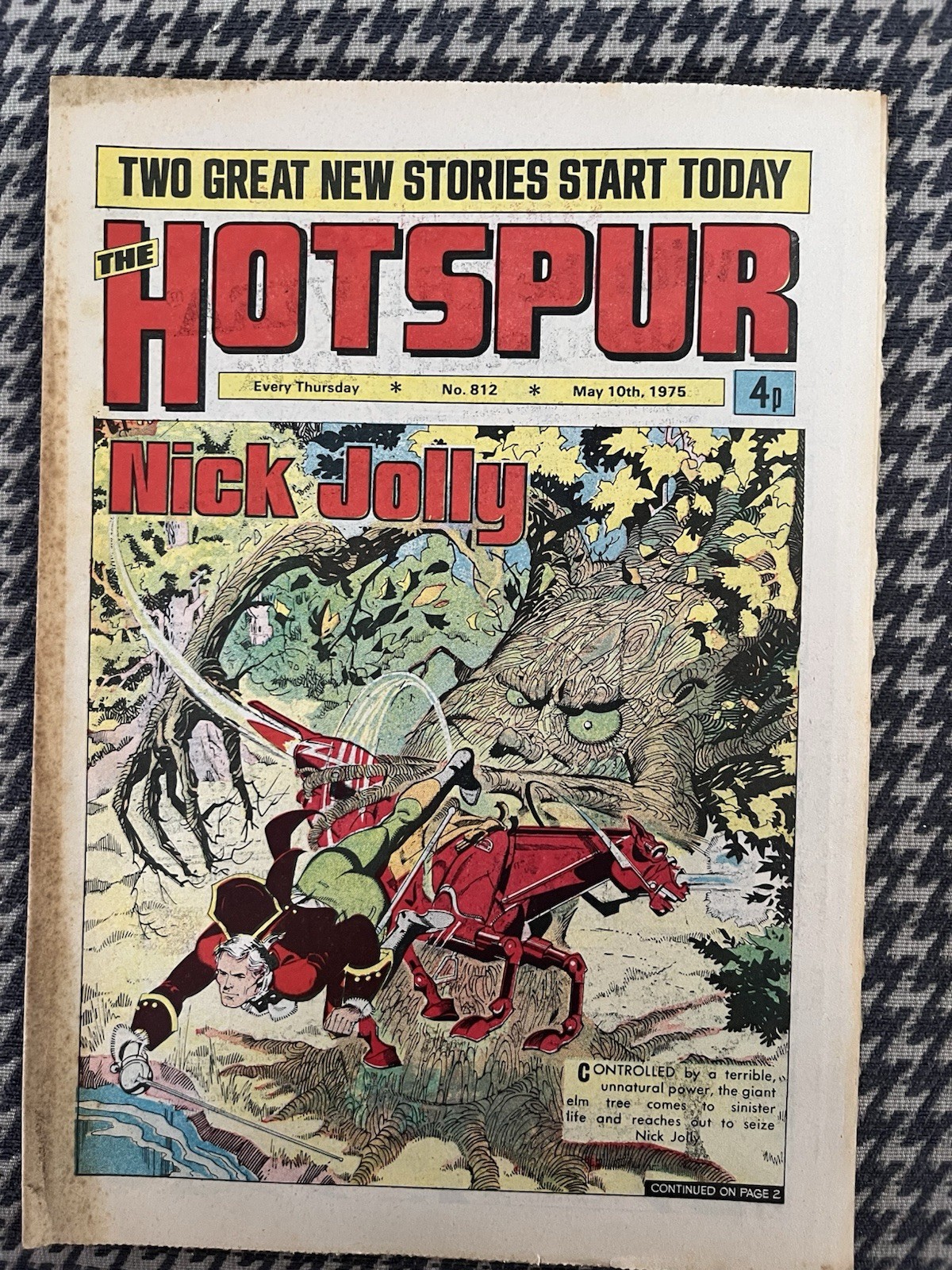 Hotspur Comic No# 815 May 31st 1975 VF