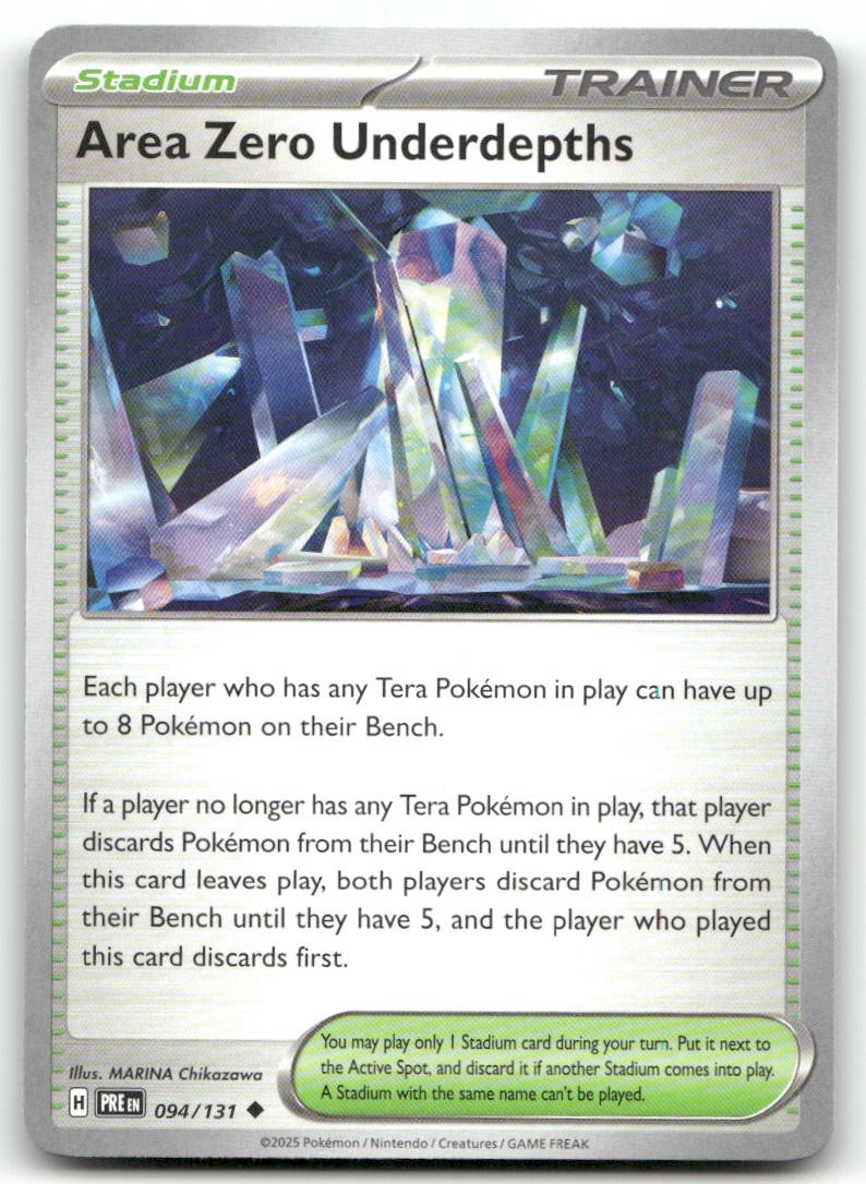 Area Zero Underdepths 094/131 Evoluzioni Prismatiche Non Comuni Pokemon Near Mint