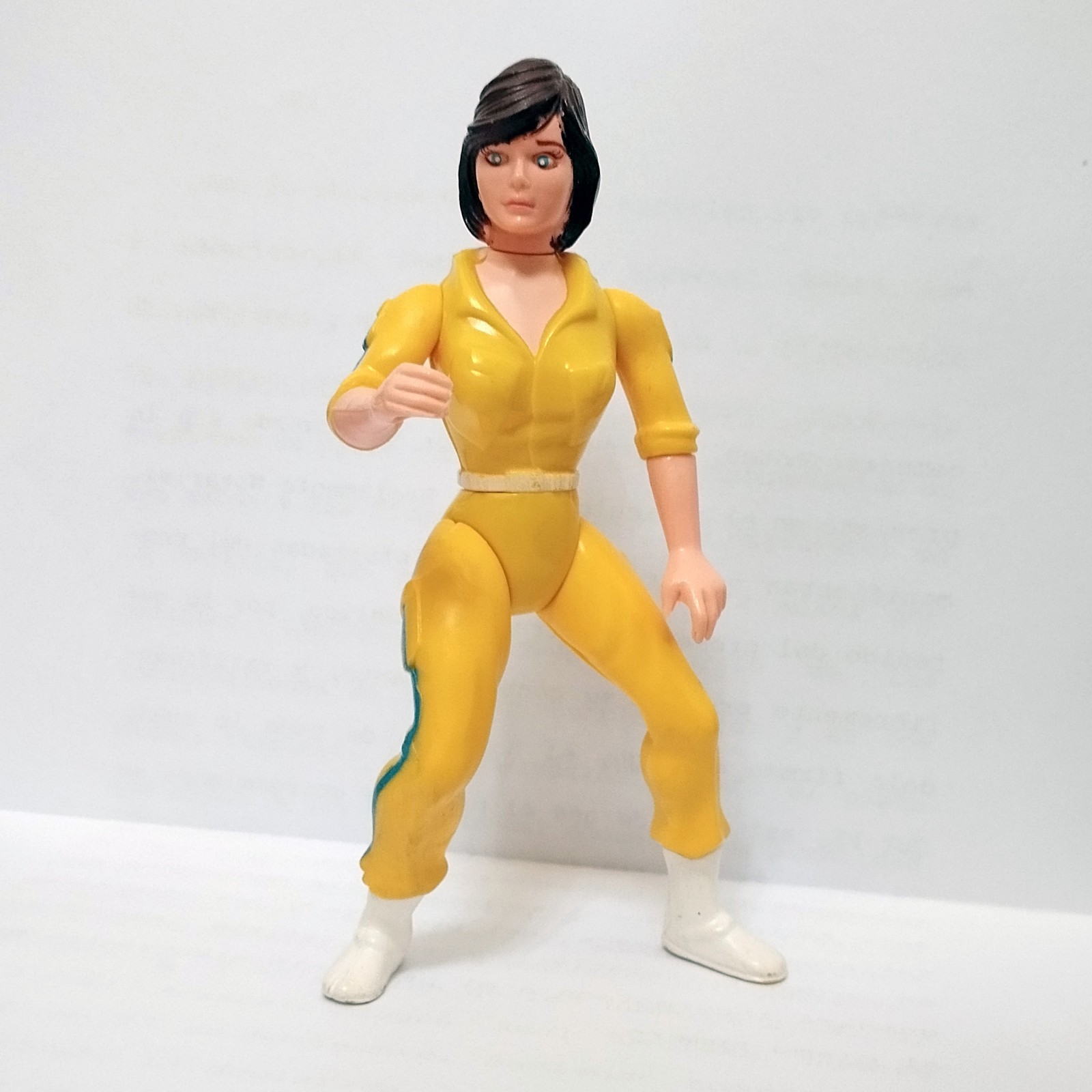TEENAGE MUTANT NINJA TURTLES: APRIL O'NEIL, BLUE STRIPES (BANDAI 1988)