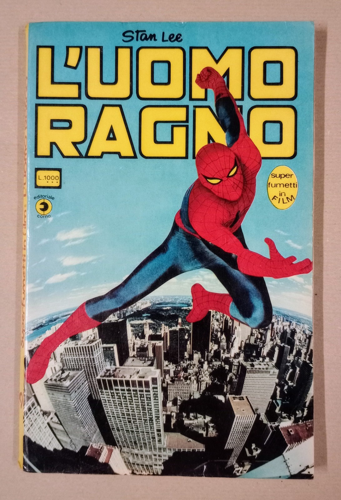 L'uomo Ragno Super Fumetti in Film Editoriale Corno