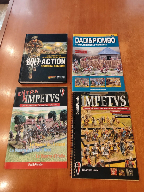 🇮🇹 Lotto Wargame Storico: Bolt Action 2ª Ed. Hardcover + Impetus + Extra Impetus