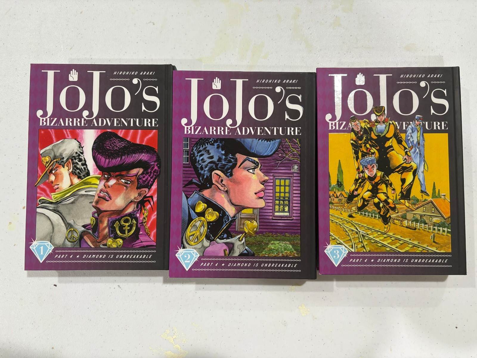 Jojos Bizarre Adventures serie manga Diamond Is Unbreakable lotto 1-3