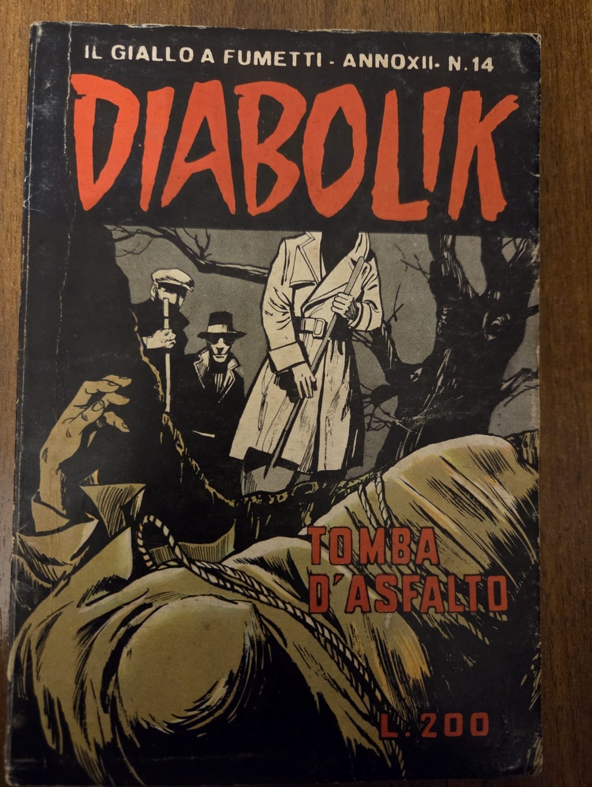 Diabolik Anno XII n.14 - Tomba d'asfalto