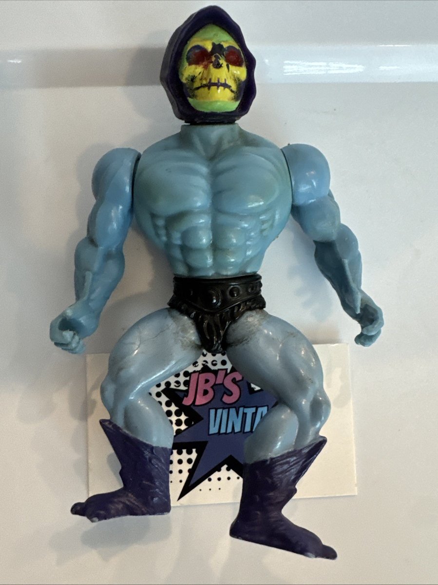 Vintage He-Man SKELETOR FIGURE Masters of the Universe Mattel 1981 Taiwan
