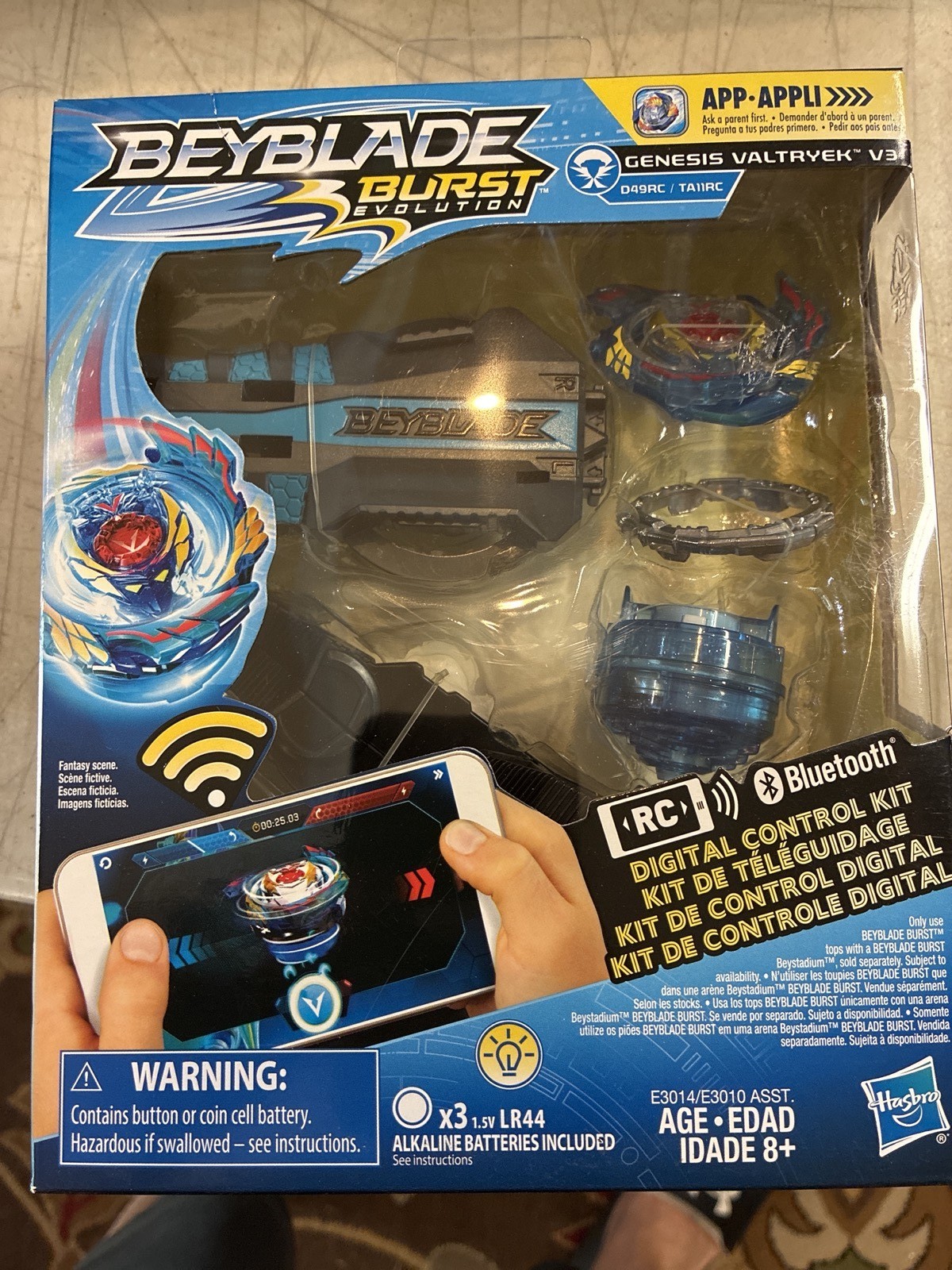 Hasbro Beyblade Burst Evolution Genesis Valtryek V3 Digital Control Kit NEW