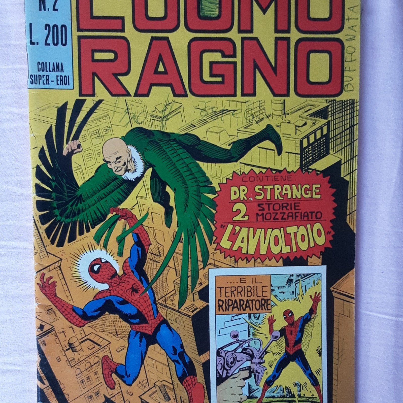 L'Uomo Ragno n.1 1970 L'Avvoltoio/Doctor Strange Stan Lee, Steve Ditko
