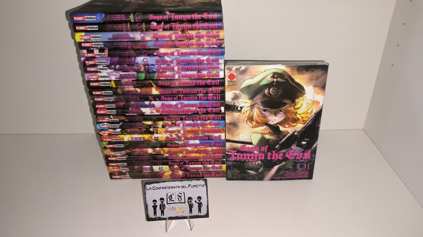 SAGA OF TANYA THE EVIL SEQUENZA COMPLETA 1/24 PLANET MANGA