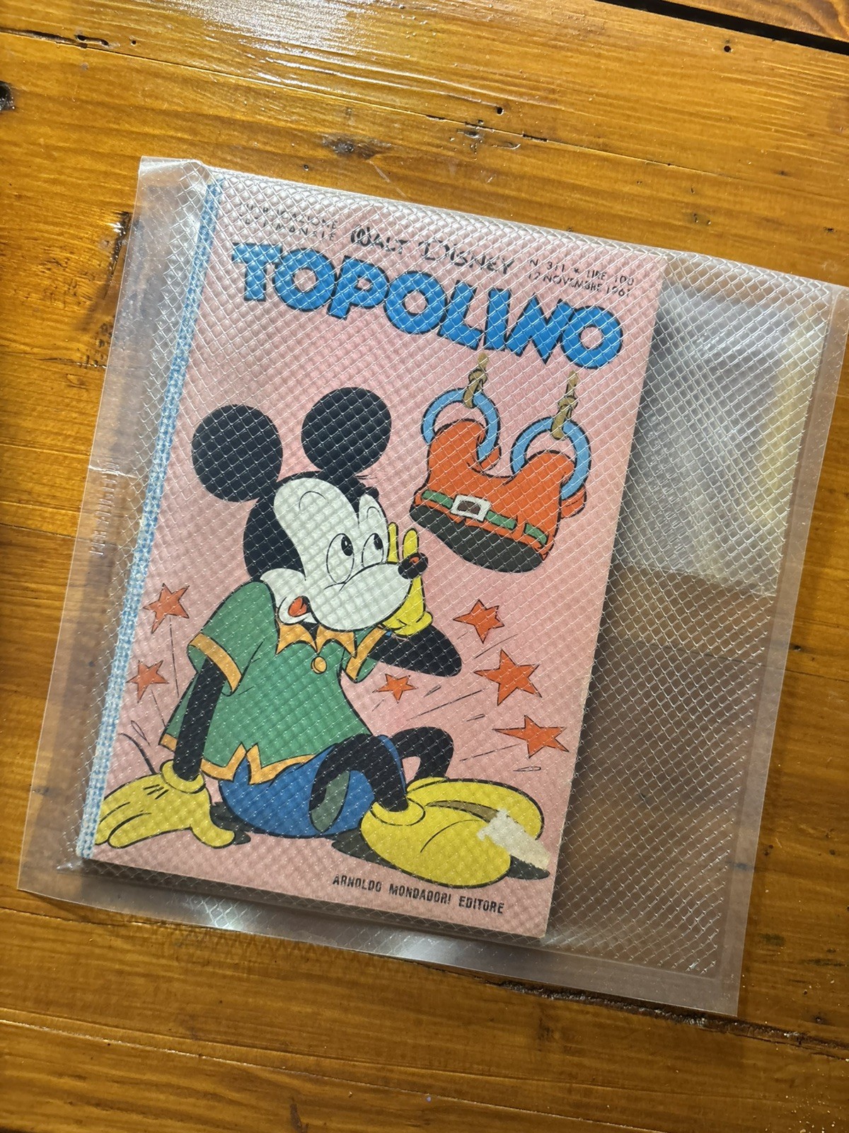 TOPOLINO n° 311 CON BOLLINO E FIGURINE STATO EDICOLA! Att. Legger descr. 