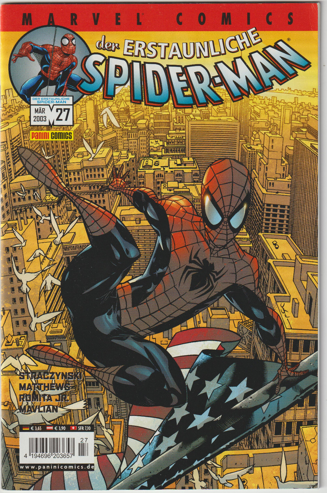✪ L'incredibile Spider-Man #27, Panini 2003 | MARVEL COMICS | SUPEREROE