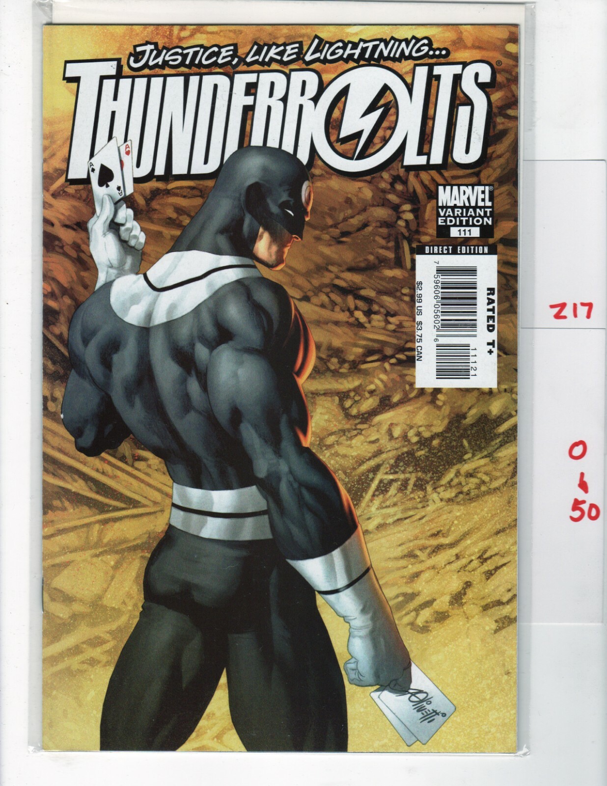 Thunderbolts #111 Djurdjevic variante VF/NM 1997 Marvel z17050