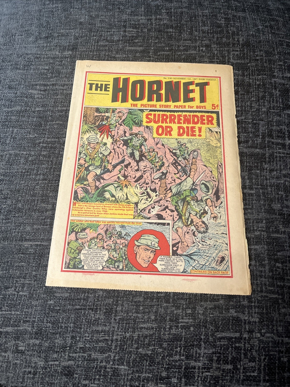Hornet Comic - #218 - 11 November 1967