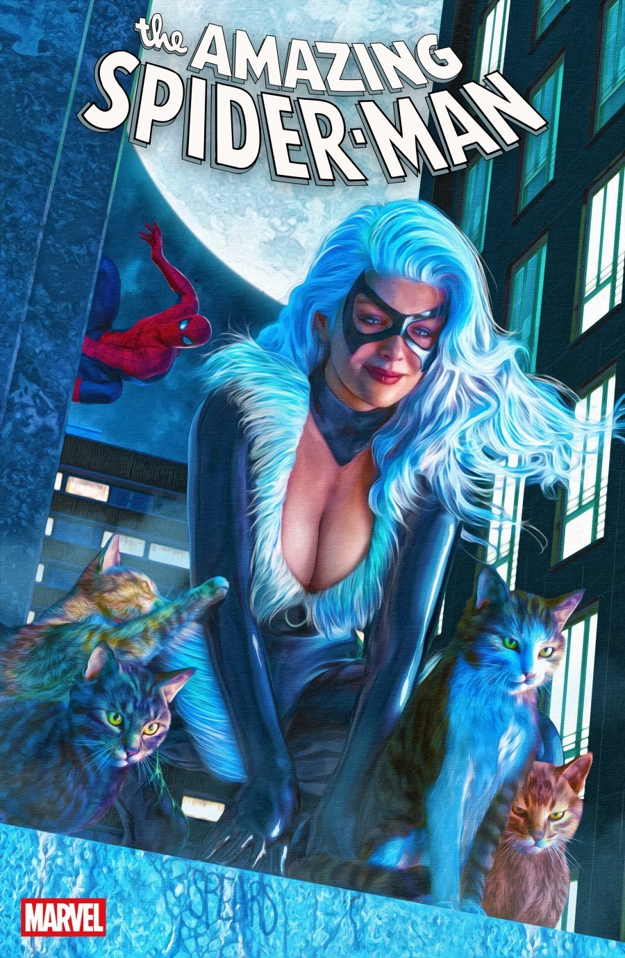 AMAZING SPIDER-MAN #1006 MARK SPEARS BLACK CAT VARIANTE COVER QUASI NUOVO PREVENDITA 23/12/26