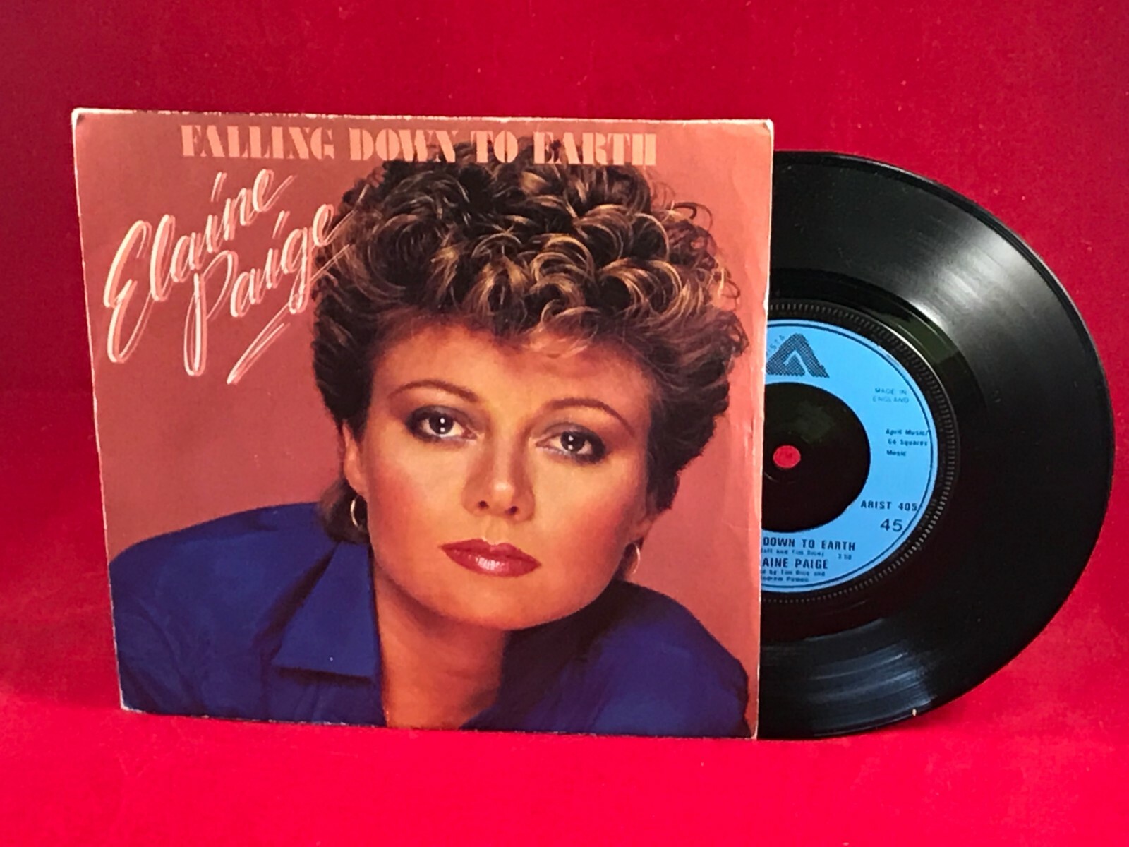 ELAINE PAIGE Falling Down To Earth 1981 UK 7" vinyl single Arista record 45