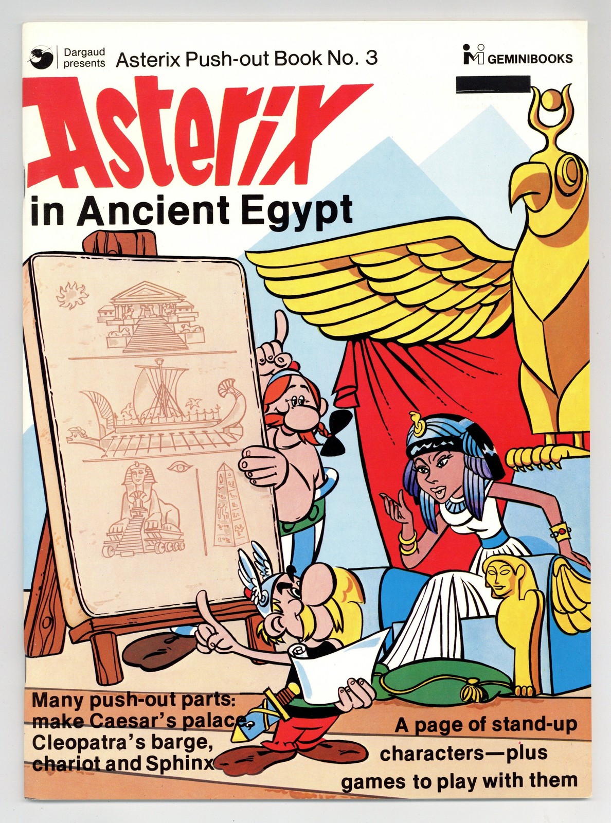 Libro push-out Asterix #3 VF+ 8.5 1977