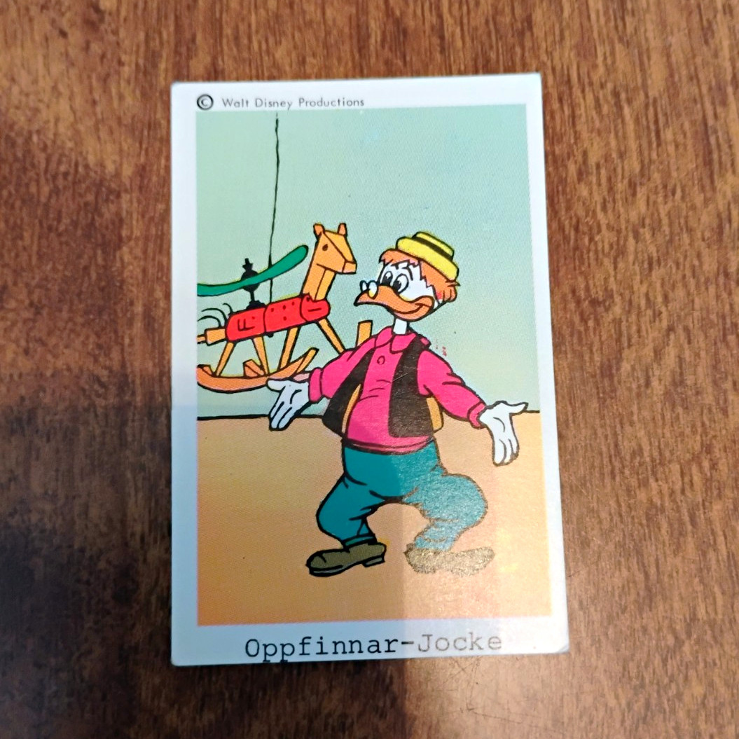 Walt Disney Productions Disney Oppfinnar-Jocke Non-Sport Trading Card