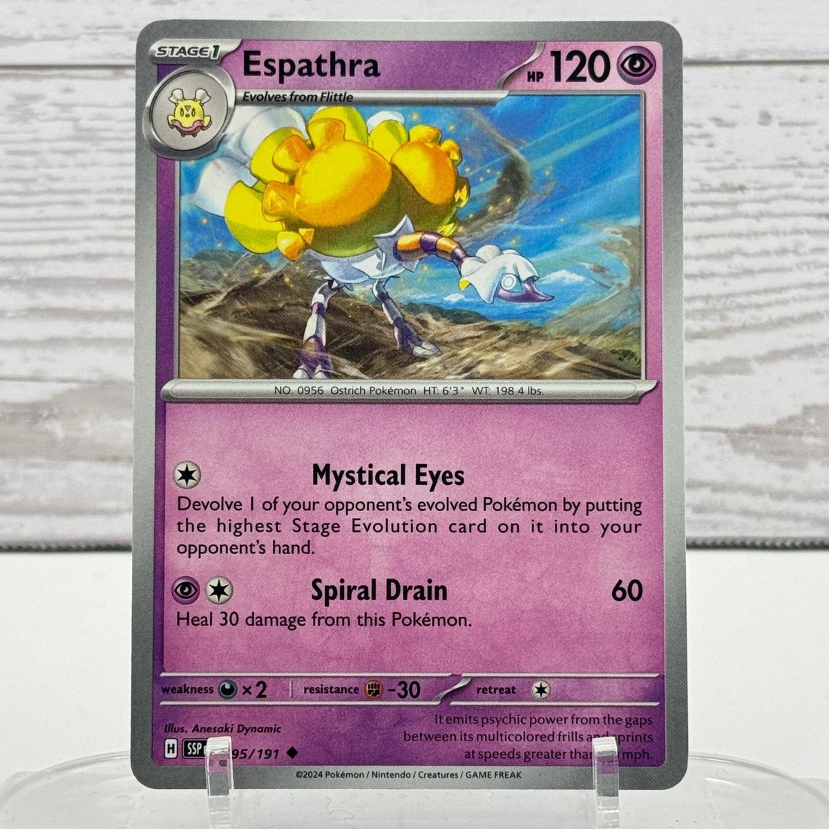 Espathra 095/191 Scintille Scalpenti Pokemon quasi nuovo