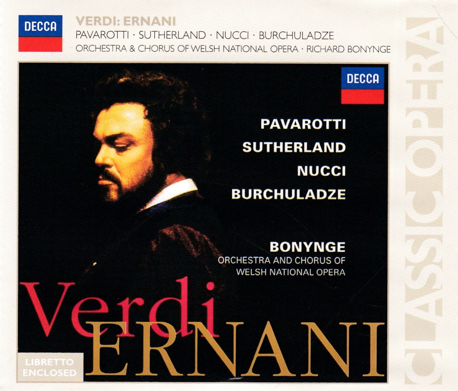 Giuseppe Verdi - Ernani (2-CD, Pavarotti, Sutherland, Burchuladze, Bonynge)