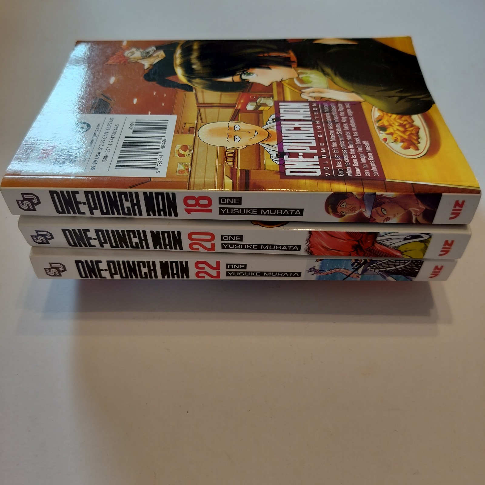 One Punch Man Manga Volume 18, 20, 22 bundle- (English)