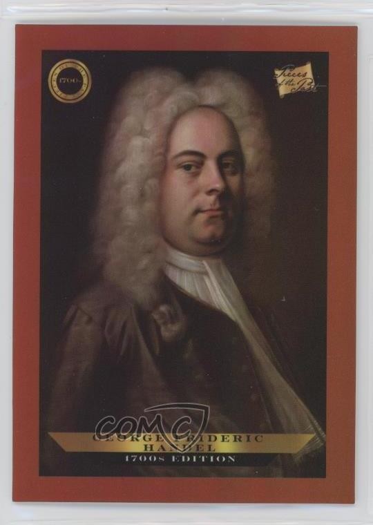 2024 Pieces of the Past 1700s Edition Red 44/50 George Frideric Handel rs2