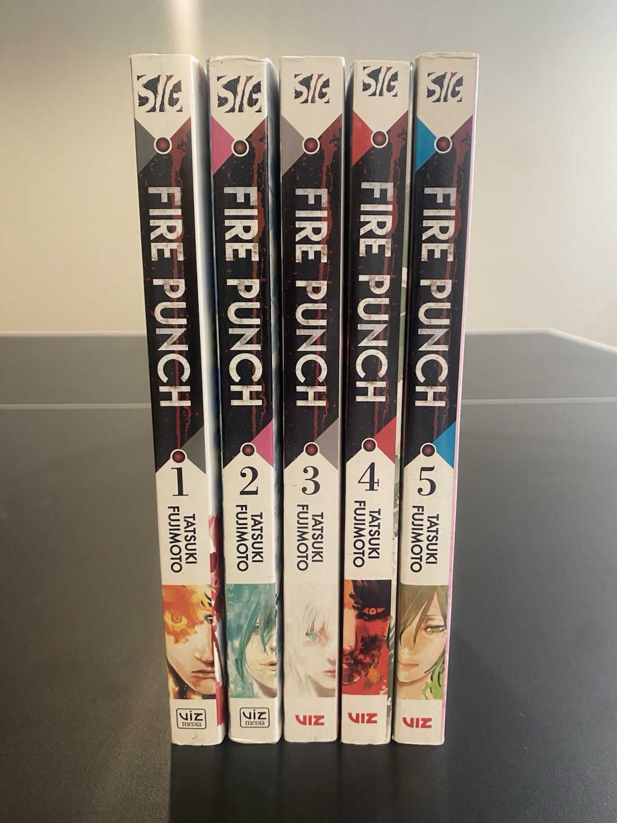 Fire Punch Vol 1-5 lotto manga completo TPB inglese Tatsuki Fujimoto VIZ